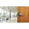 Global Door Controls Eiffel Standard Duty Brushed Chrome Grade 2 Commercial Cylindrical Passage Hall/Closet Door Handle with Clutch Function GAL-1110L-R-626 - alternate 8